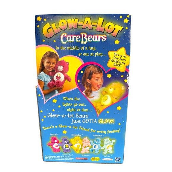 2005 Care Bears 12” Plush Glow-A-Lot Cheer Bear in Original Box New in Box - Picture 6 of 12